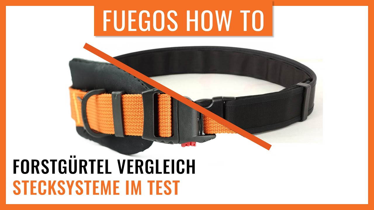 Forstgürtel Vergleich | Stecksysteme im Kurztest | Made by Fuegos