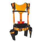 Forstgürtel Set für Auszubildende Forstwirte – Vorderansicht mit Erste-Hilfe-Tasche und Schulterträgern