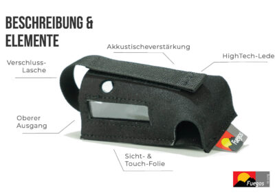 Funkgerätetasche accouplements Alternative de Feugos