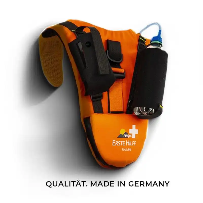 Forstg&uuml;rtel Set f&uuml;r Forstwirte &ndash; ergonomisches Schultertragesystem mit Erste-Hilfe-Modul und Flaschenhalter</p><p>
