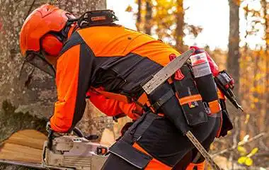 Forstgürtel Set für Forstwirte im Einsatz – ergonomischer Forstgurt mit Kombitool-Tasche, Maßbandhalterung und Erste-Hilfe-Set