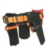 Profi Forstgürtel für Auszubildende Forstwirte – Komplettansicht mit Keiltasche und Maßbandhalter